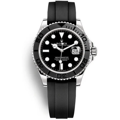 ROLEX - YACHT MASTER CAOUTCHOUC NOIR