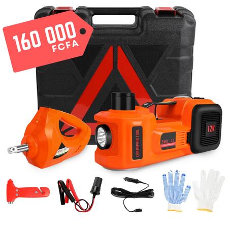 Cric Electrique 5 en 1 Pour Voiture (Promo 24H)