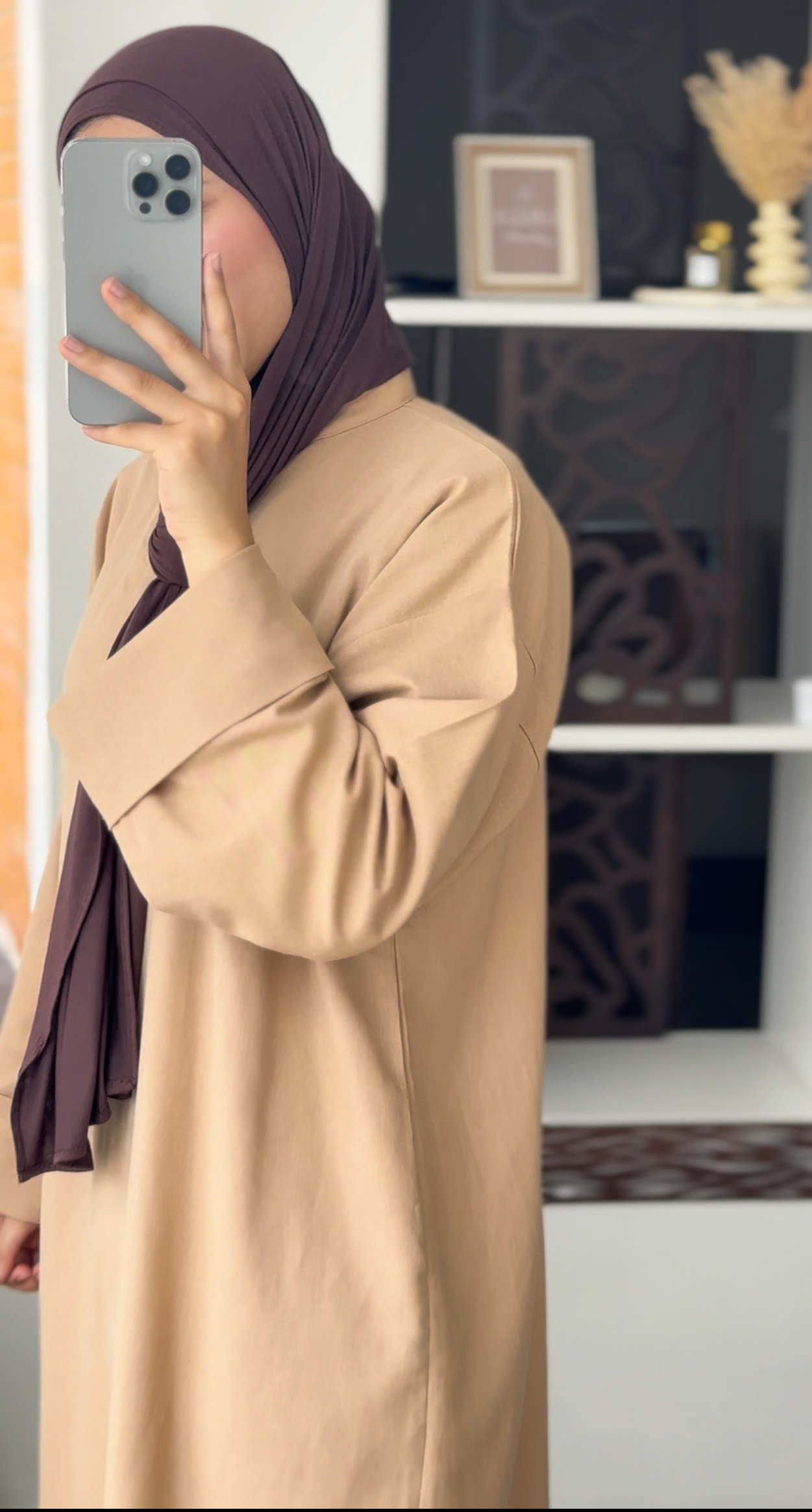 Beige linen Dress