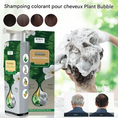 CI-Extraits de plantes pures pour la coloration des cheveux gris en Seulement 10 minutes
