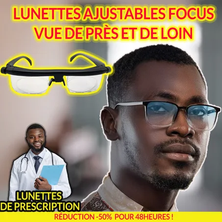 Lunettes réglables à la Vue GB