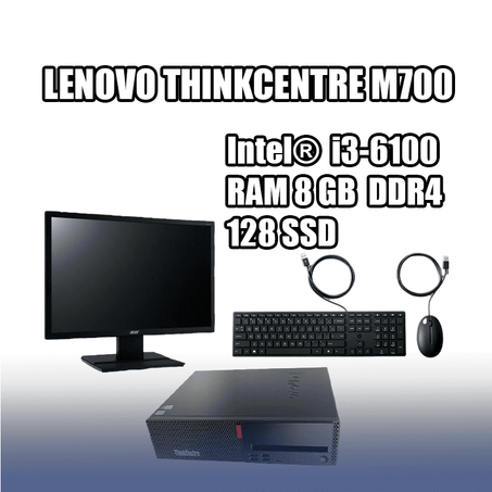 Lenovo Thinkcentre M700 (i3 6100 8GB DDR4 128 SSD)