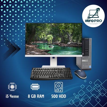 Pack PC Bureau Dell OptiPlex i5 (4ème Gén) + Écran 24" Frameless Acer+clavier+souris+cables d alimentation
