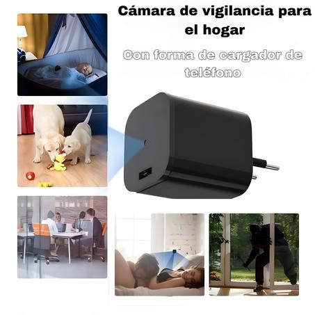 Cámara oculta con forma de cargador de teléfono