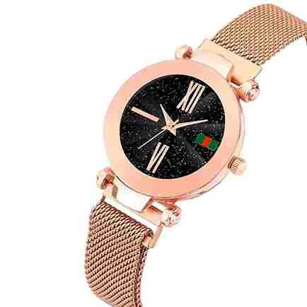 ساعة يد نسائية بقفل مغناطيسي