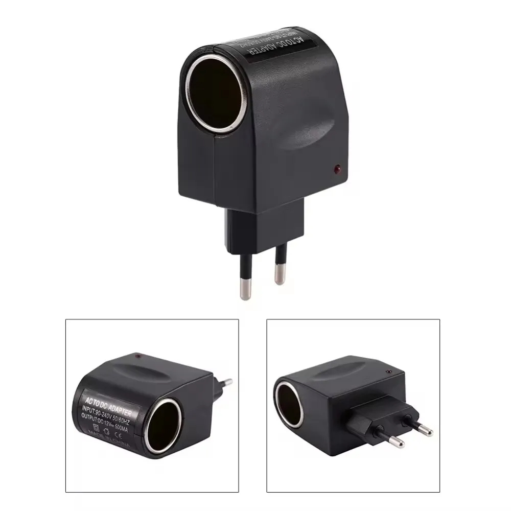 Adaptateur AC-DC 220V-12V 500mA (prise allume-cigare)
