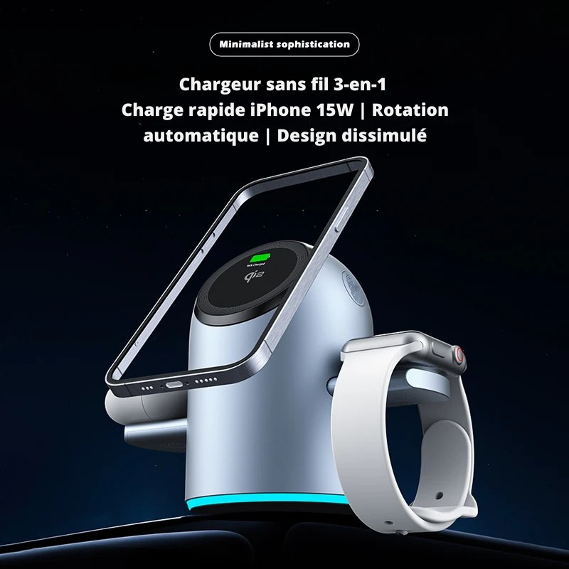 Chargeur sans fil 3-en-1