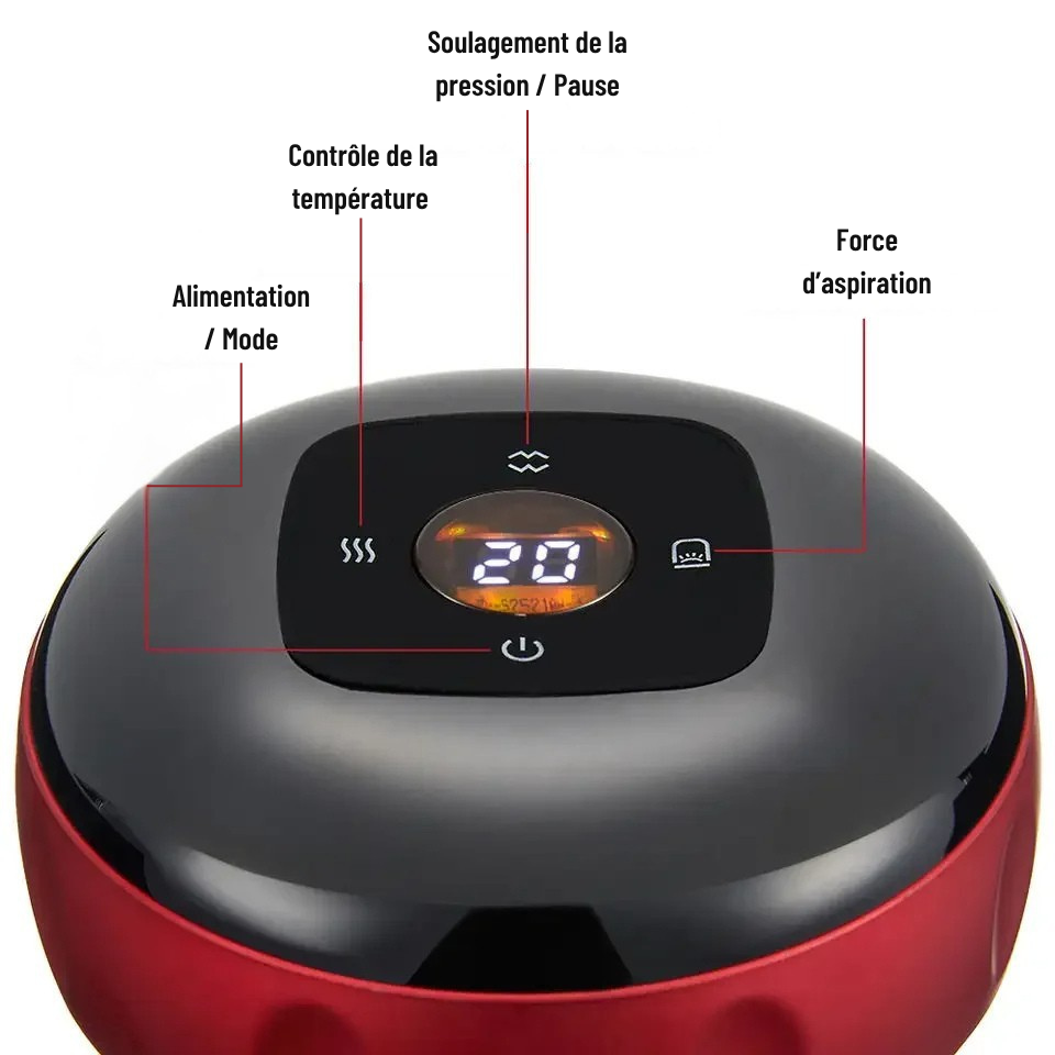 Masseur intelligent rechargeable (Thérapie par ventouses)