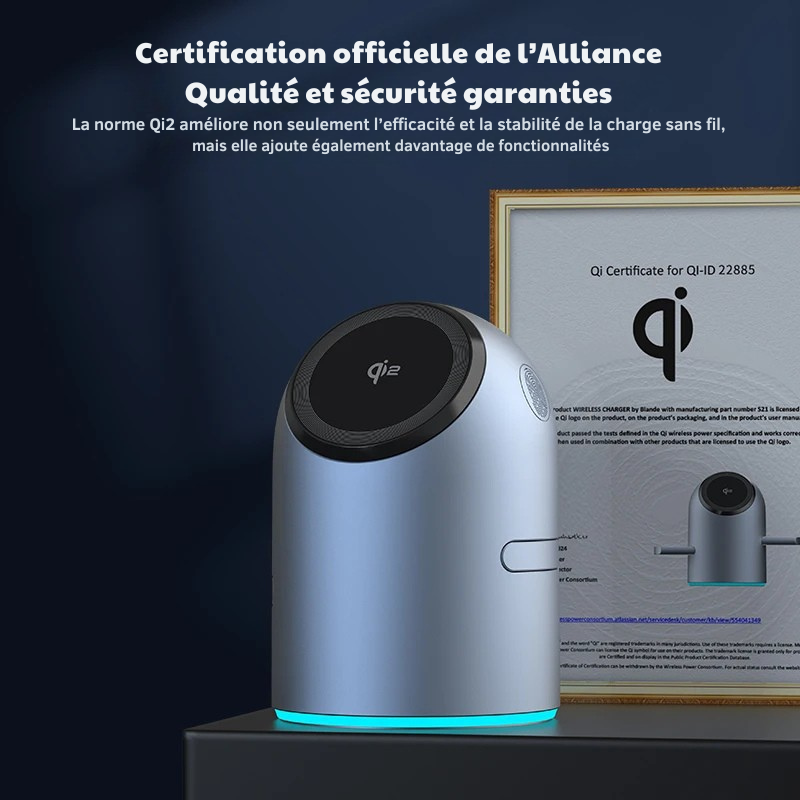 Chargeur sans fil 3-en-1