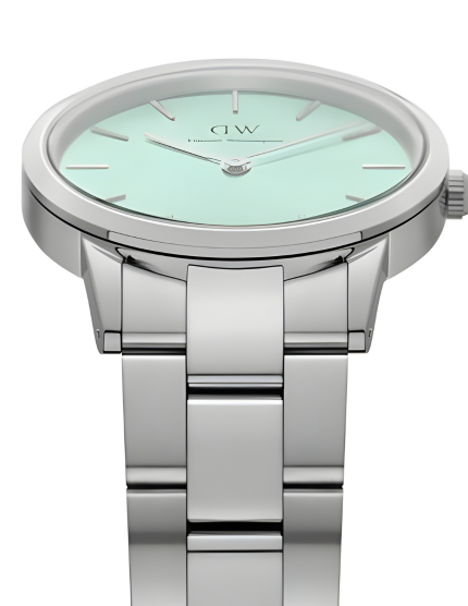 Daniel Wellington ICONIC LINK MINT PASTEL - Montre 30% de réduction