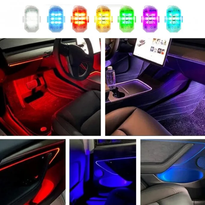 Fibre Optique Pixel Lumineux Fouet, Fouet À Fibre Optique LED, Fibre Optique Lumineuse, Rechargeable Fibre Optique Pixel Lumineux Fouet, 7 Couleurs, 4 Modes De Lueur Pour Danse