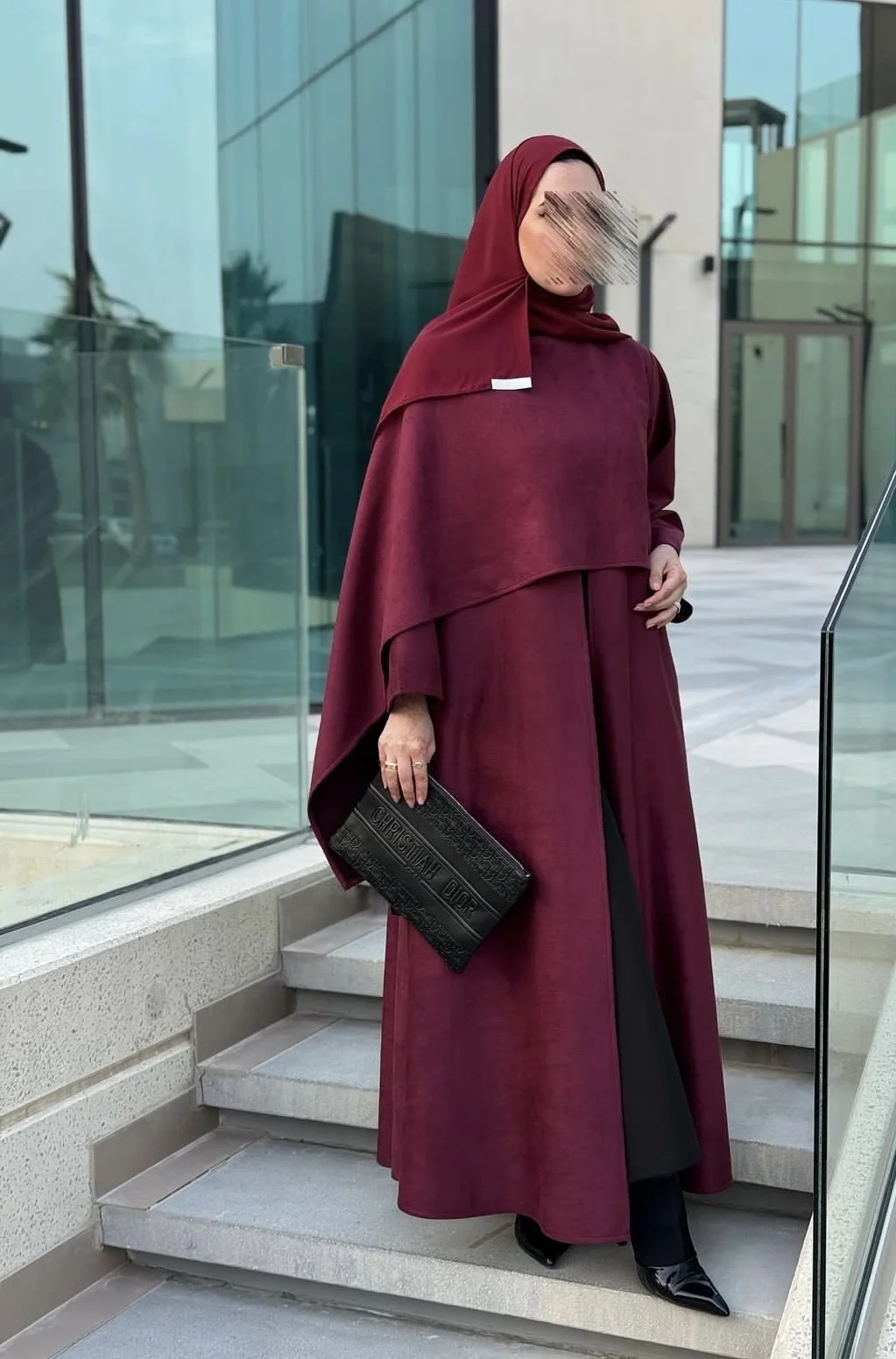 Abaya chal عباية مع الشال ✨