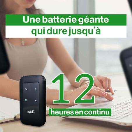 Routeur Wi-Fi Portable 4G/5G – Internet Ultra-Rapide Partout, Sans Limites