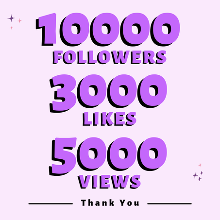 10K Followers and 3K Likes and 5K Views Guaranteed