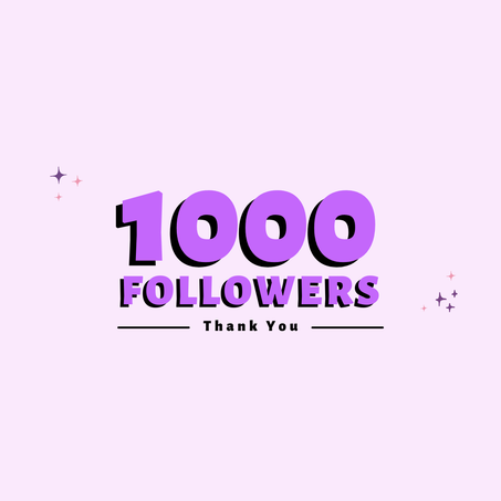 1K Followers Guaranteed