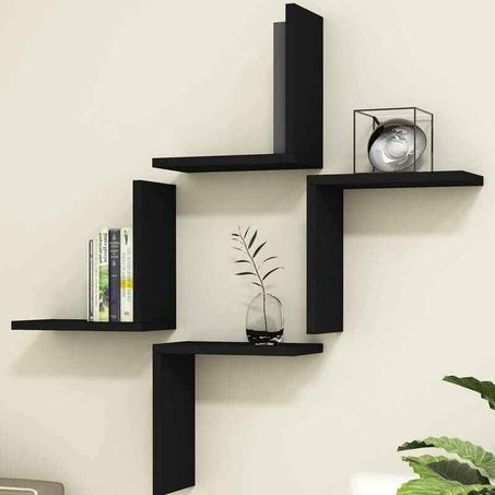 رفوف أنيقة جدارية عصرية و خشبية   100 %.  25/12 سمك 1.8 سم