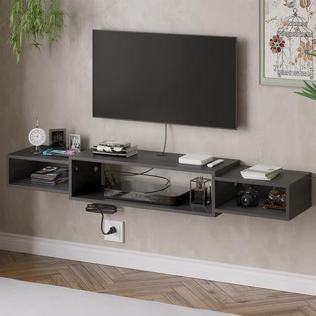 حامل التلفاز العصري مع جميع الإكسيسوارات جودة عالية