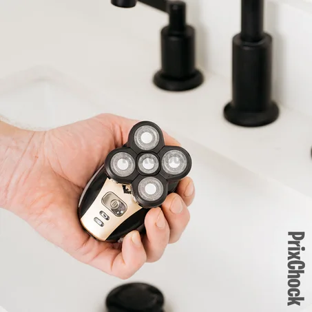 مجموعة ماكينة الحلاقة الكهربائية اللاسلكية للرجال 5 في 1 القابلة لإعادة الشحن عبر USB