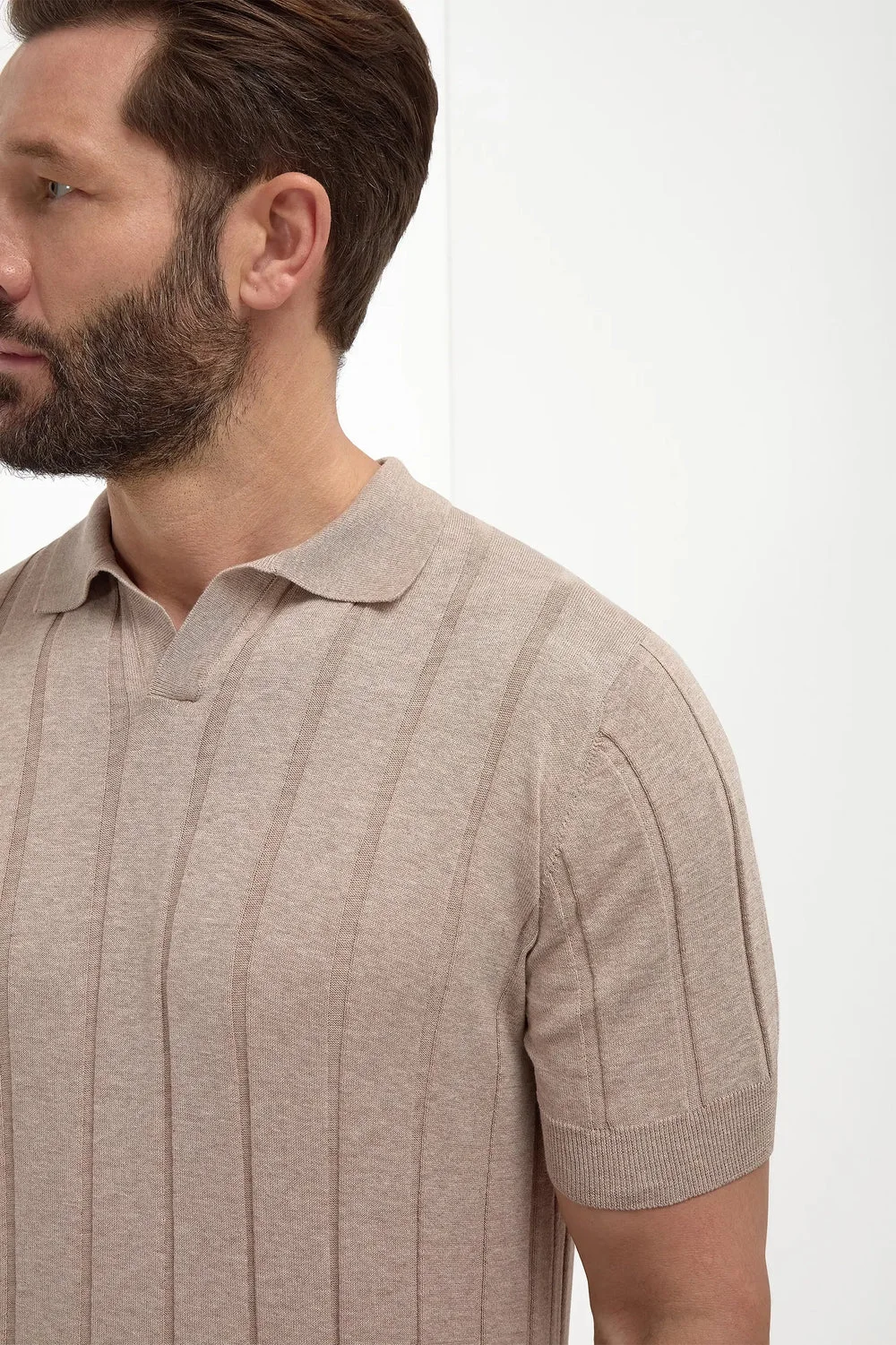 The Amalfi Ribbed Knit Polo