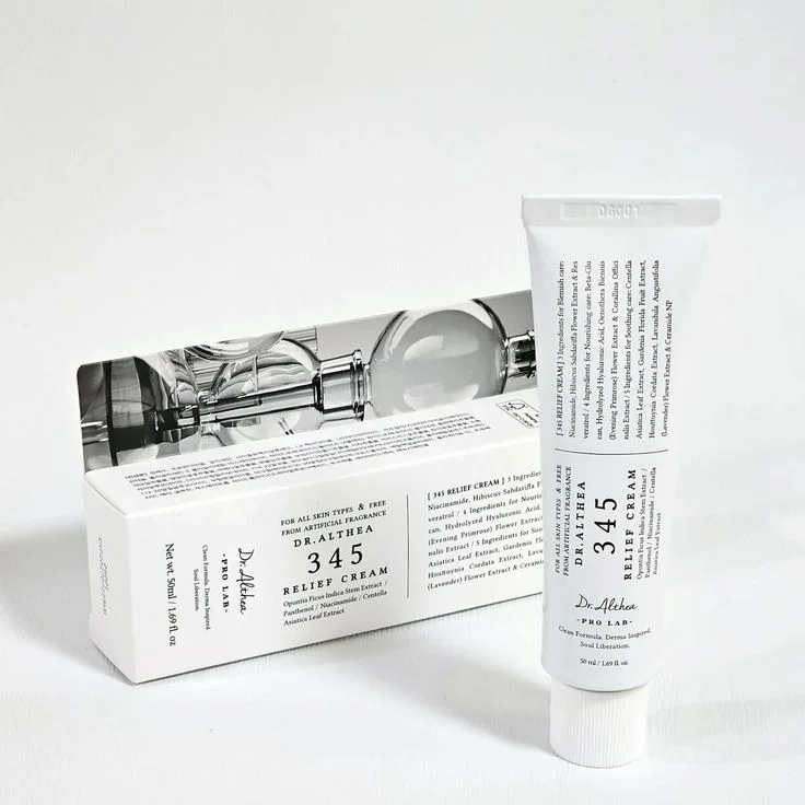 DR. ALTHEA 345 RELIEF CREAM – 50 ML  Apaise • Hydrate • Renforce la barrière cutanée