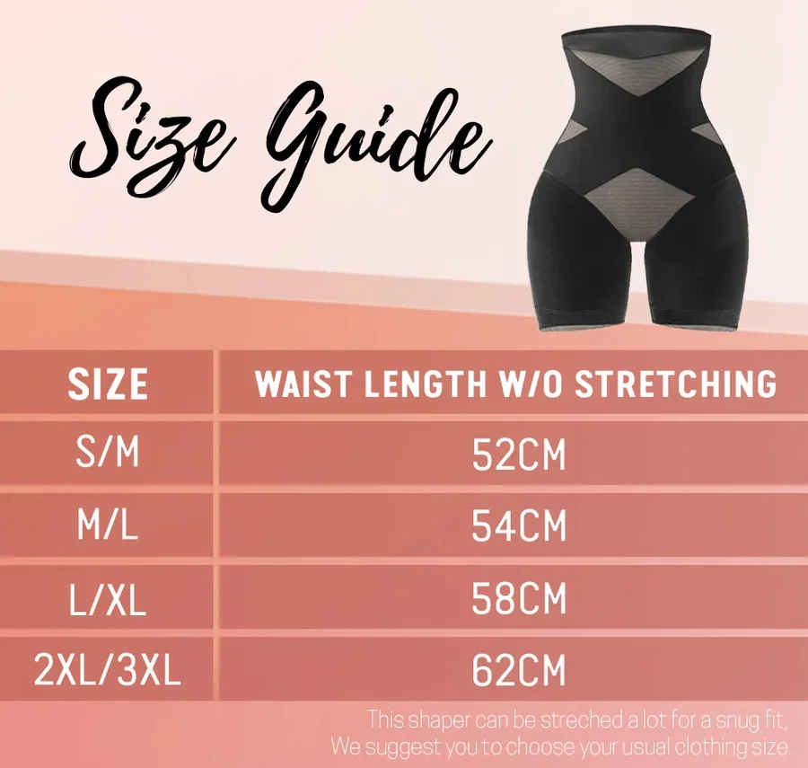 شورت المشد السحري لنحت الخصر ورفع الأرداف - قماش بارد ومسامي بتصميم "غير مرئي" لجميع المناسبات