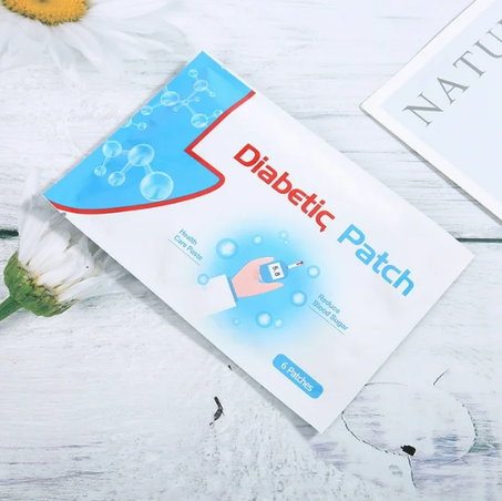 2 Pack (6 pcs) Tampons de diabète, autocollant de diabète à base de plantes naturelles pures