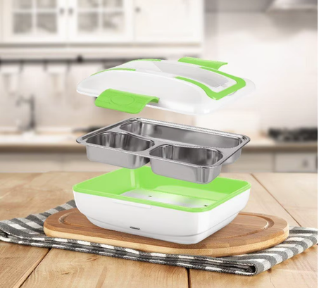 Boîte lunch box chauffante électrique.