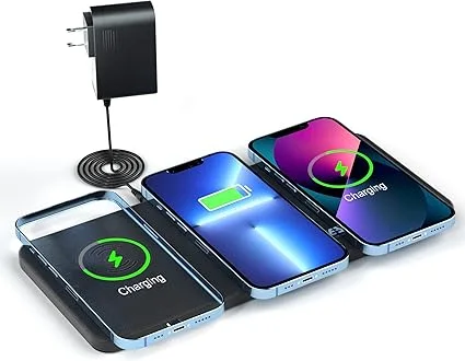 CHARGEUR SANS FIL POUR 3  SMART PHONE