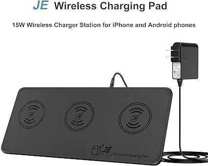 CHARGEUR SANS FIL POUR 3  SMART PHONE