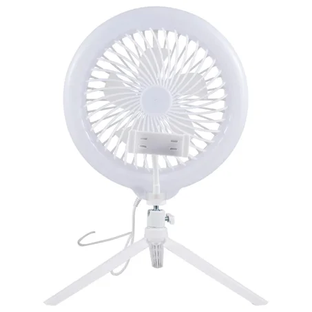 VENTILATEUR RGB LED 3-en-1 – Support Téléphone + Led + Ventilateur
