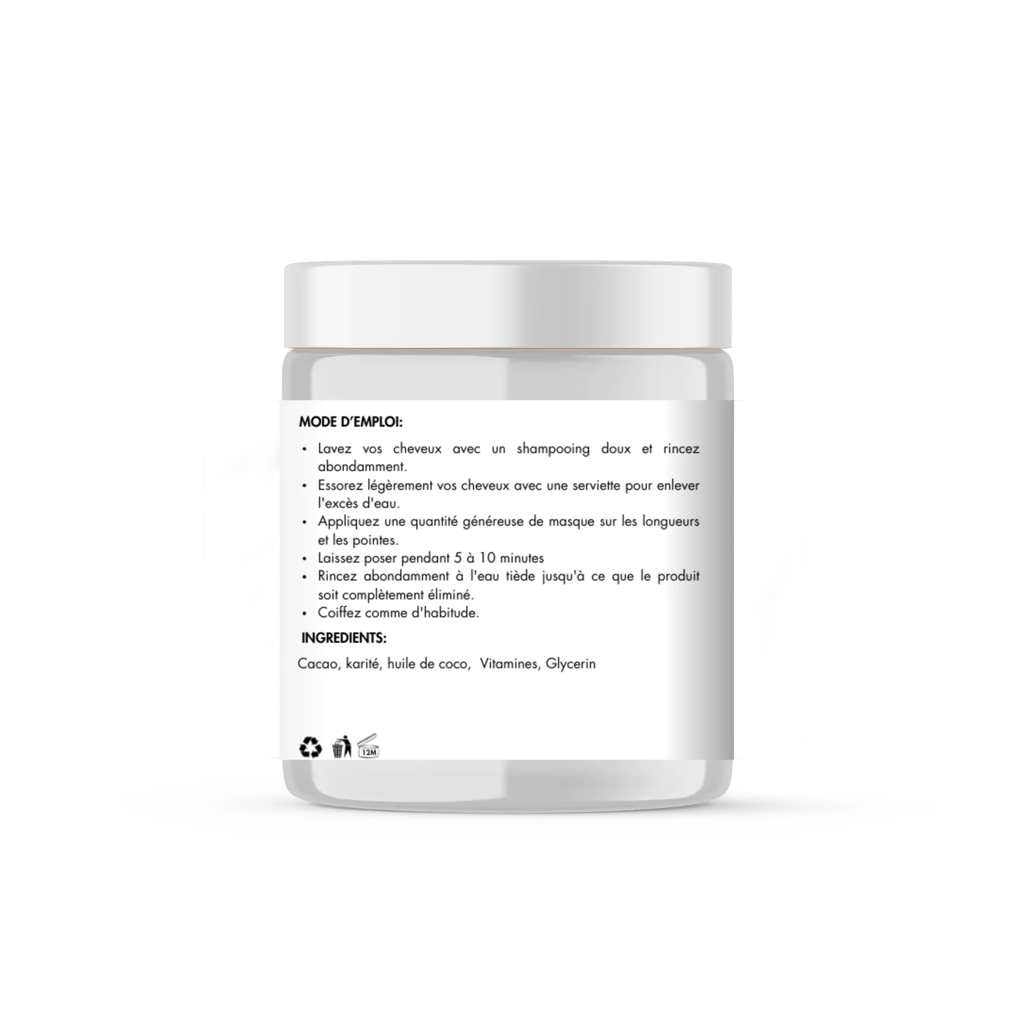 Masque Capillaire Hydratant
