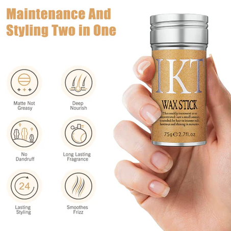 IKT ستيك شمع الشعر لتثبيت ولمعان أنيق