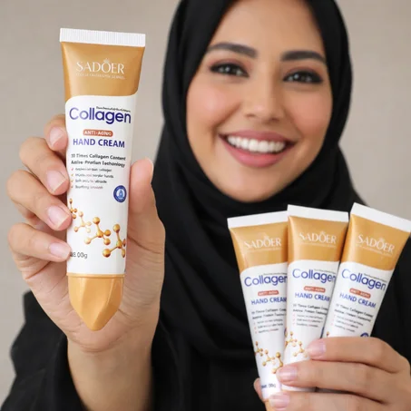 كريم اليدين بالكولاجين من SADOER (4 قطع)