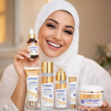 طقم SADOER بالكولاجين للعناية بالبشرة