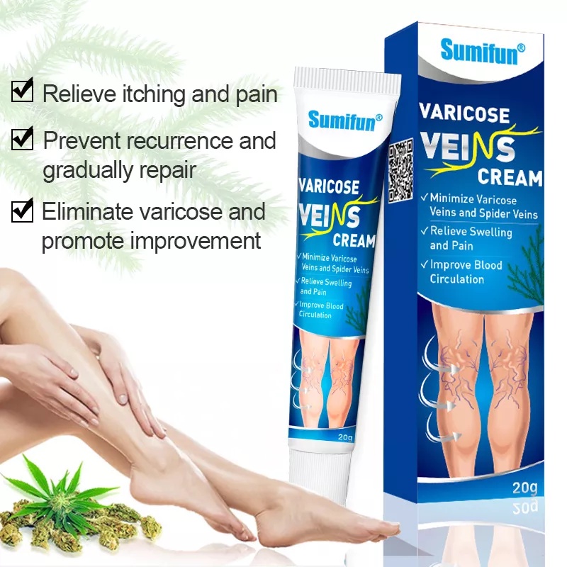 Crème Varicose Veins - Soulagement Rapide et Efficace des Varices