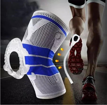 مشد طبي مبطن لتخفيف الضغط على الركبة و تسهيل الحركة و مساعدتها على التعافي بسرعة من الإصابات و الكدمات