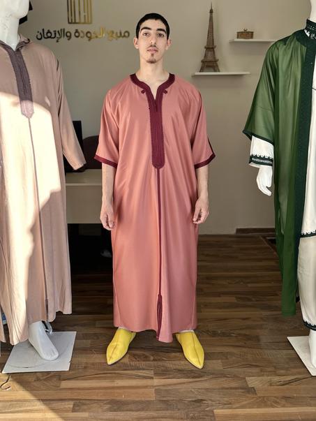 كندورة كابردين فاخرة جودة أولى + بلغة متقونة