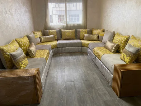 صالون مغربي ملكي - لمسة من الفخامة والتميز