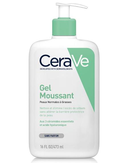 CeraVe Gel Moussant Nettoyant Peau Normale à Grasse – 473ml
