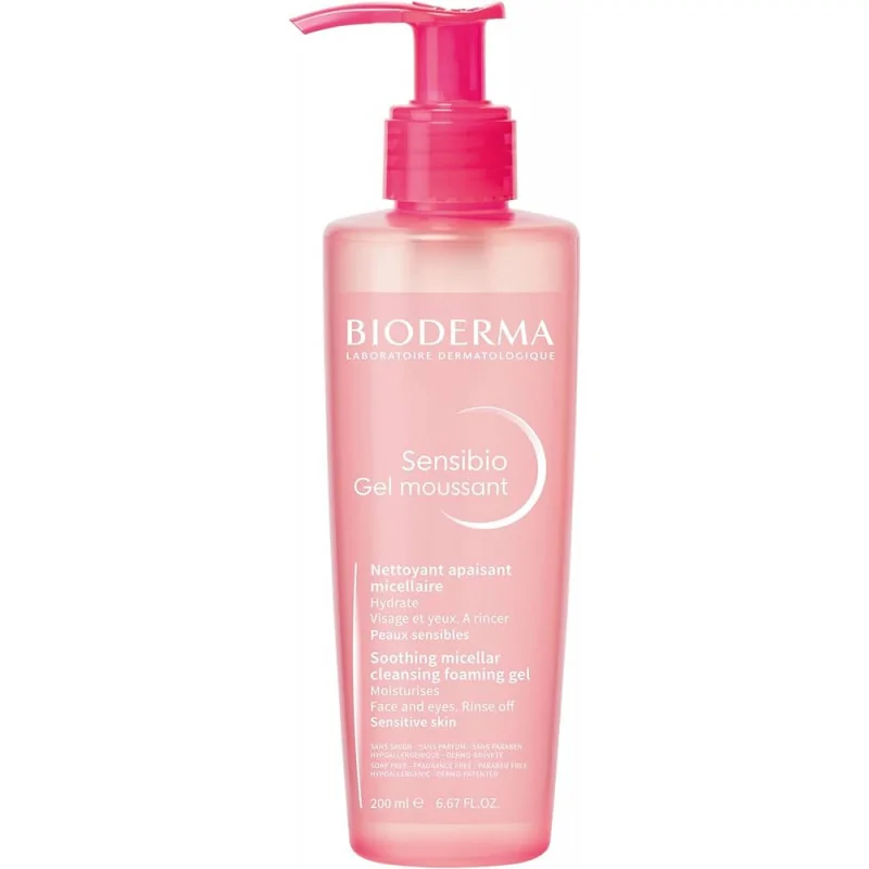 Bioderma Sensibio Gel Moussant Nettoyant Apaisant Micellaire – 200ml