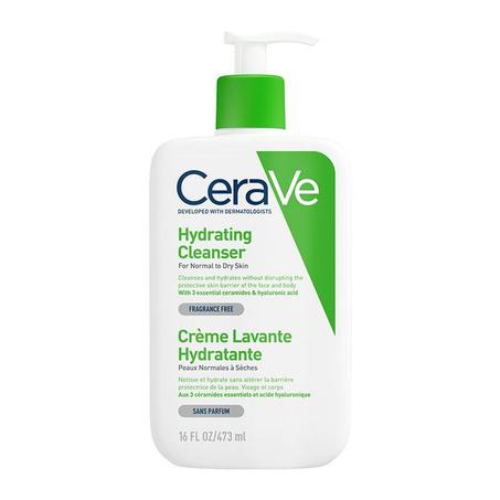 CeraVe Crème Lavante Hydratante Peau Normale à Sèche – 473ml