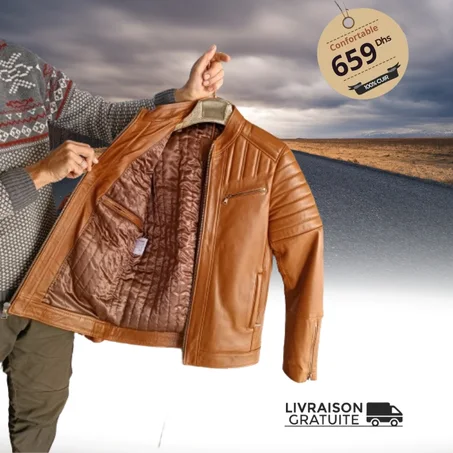 R01 Jacket Cuir