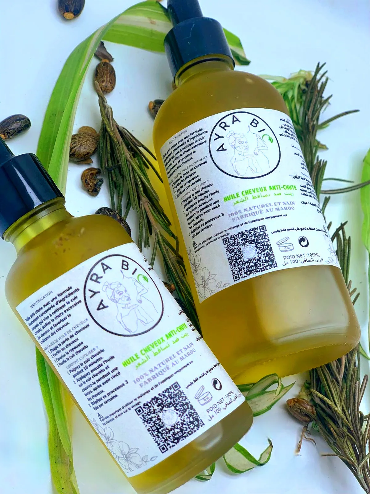 Huile Anti-Chute   زيت مضاد لتساقط الشعر