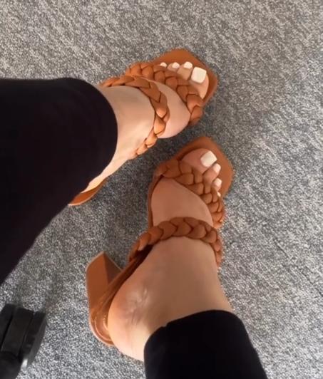 Sandale a talon chic