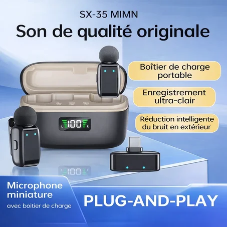 Micro Cravate Sans Fil SX-35