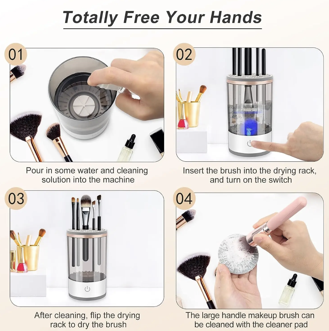 make up brush cleaner