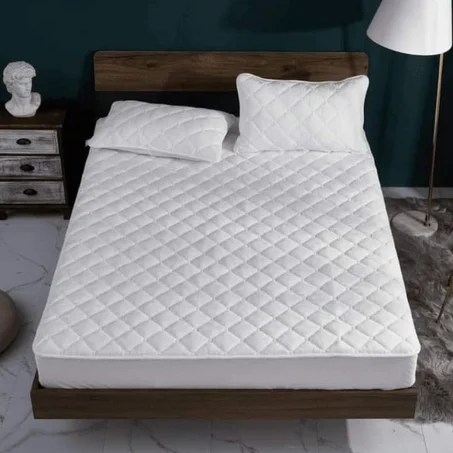Drap-housse en coton Super épais et chaud avec bandes élastiques, housse de matelas nordique imperméable, décoration de luxe pour la chaombre غطاء سرير سميك قطني ودافئ مقاوم للماء