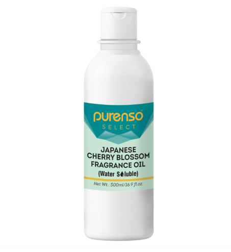 زيت عطري قابل للذوبان في الماء من بيورنسو - زهرة الكرز اليابانية، 500 غرام I لجميع انواع منتجات العناية الشخصية والبخاخات والرذاذ وغيرها من المنتجات التي تصنعها بنفسك