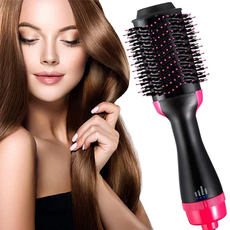 فرشاة لفرد وتجفيف وتجعيد وتصفيف الشعر