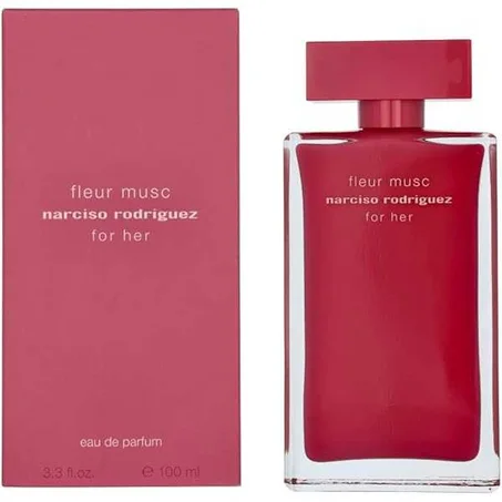 Narciso Rodriguez Fleur Musc for Her Eau de Parfum | Vibrant & Floral Women's Fragrance | 100ml Long-Lasting Scent